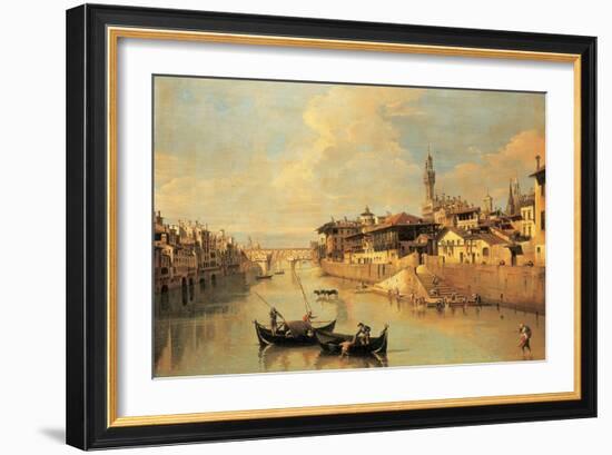 The Ponte Vecchio, Florence-Giuseppe Zocchi-Framed Giclee Print