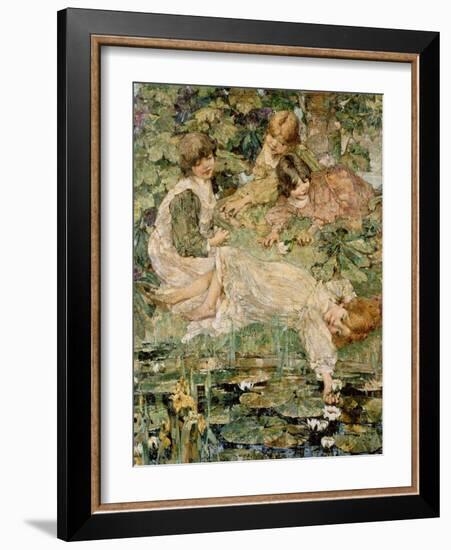 The Pool, 1904-Edward Atkinson Hornel-Framed Giclee Print