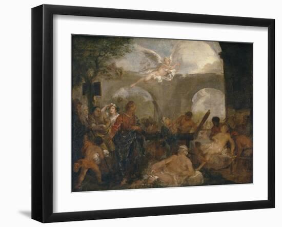 The Pool of Bethesda, 1734-36-William Hogarth-Framed Giclee Print