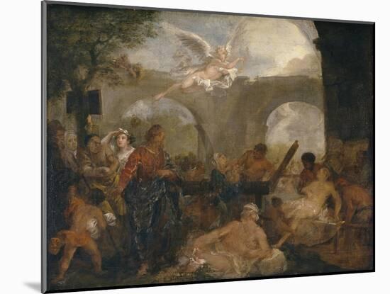 The Pool of Bethesda, 1734-36-William Hogarth-Mounted Giclee Print