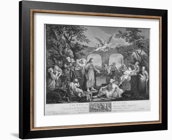 The Pool of Bethesda, 1772-William Hogarth-Framed Giclee Print