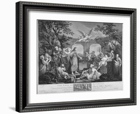 The Pool of Bethesda, 1772-William Hogarth-Framed Giclee Print