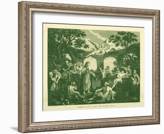 The Pool of Bethesda by William Hogarth-William Hogarth-Framed Giclee Print