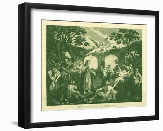 The Pool of Bethesda by William Hogarth-William Hogarth-Framed Giclee Print