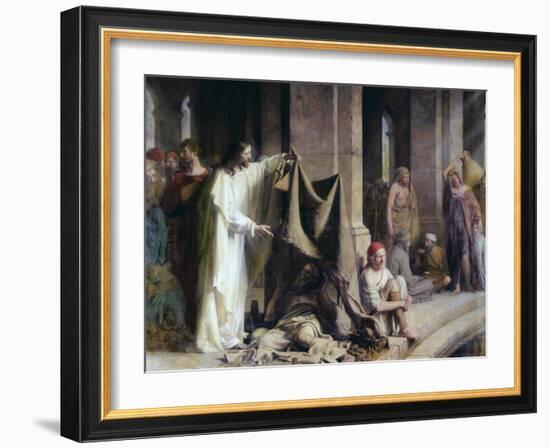 The Pool of Bethesda-Carl Bloch-Framed Giclee Print