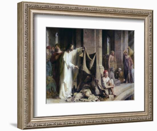 The Pool of Bethesda-Carl Bloch-Framed Premium Giclee Print