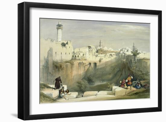 The Pool of Bethesda-David Roberts-Framed Giclee Print