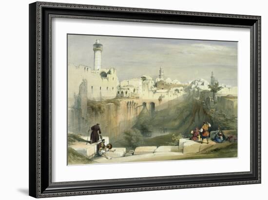 The Pool of Bethesda-David Roberts-Framed Giclee Print