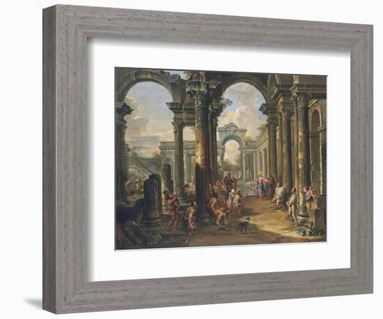 The Pool of Bethesda-Giovanni Paolo Panini-Framed Giclee Print