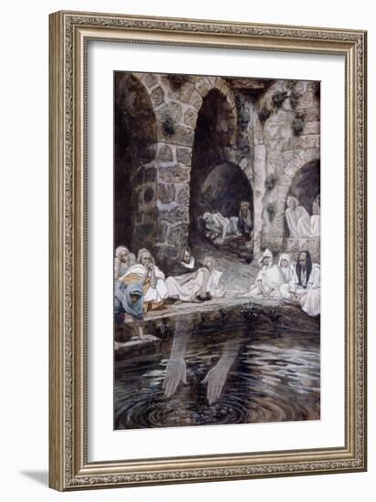 The Pool of Bethesda-James Jacques Joseph Tissot-Framed Giclee Print