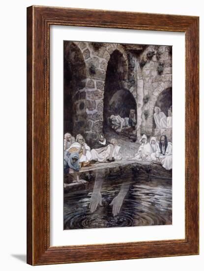 The Pool of Bethesda-James Jacques Joseph Tissot-Framed Giclee Print