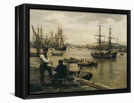 The Pool of London-Matthew White Ridley-Framed Premier Image Canvas