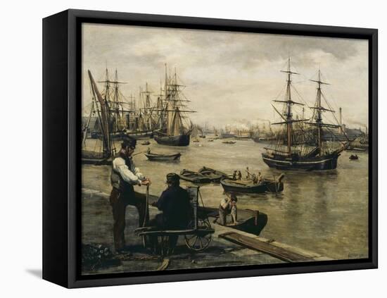 The Pool of London-Matthew White Ridley-Framed Premier Image Canvas