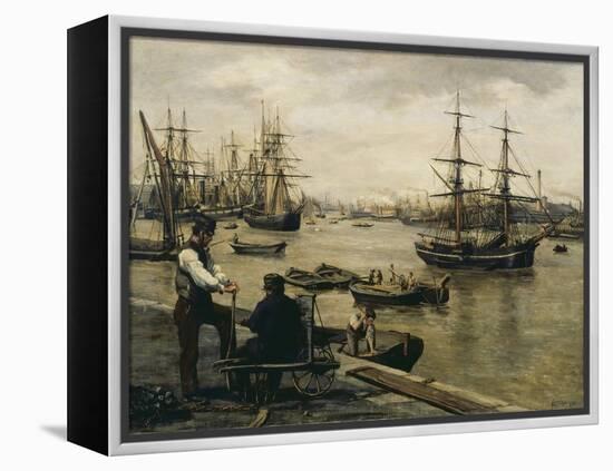 The Pool of London-Matthew White Ridley-Framed Premier Image Canvas