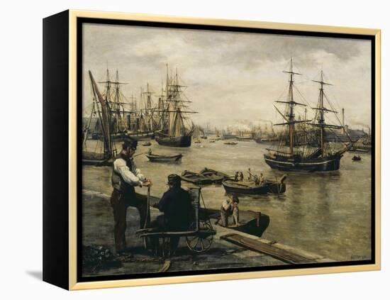 The Pool of London-Matthew White Ridley-Framed Premier Image Canvas