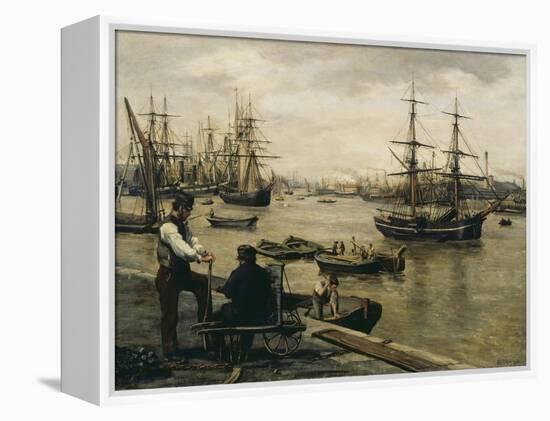 The Pool of London-Matthew White Ridley-Framed Premier Image Canvas