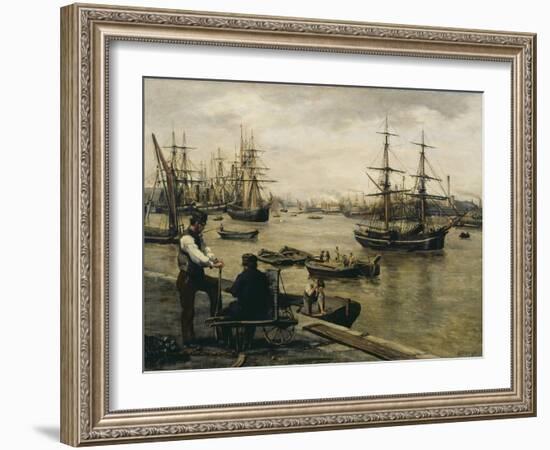 The Pool of London-Matthew White Ridley-Framed Giclee Print