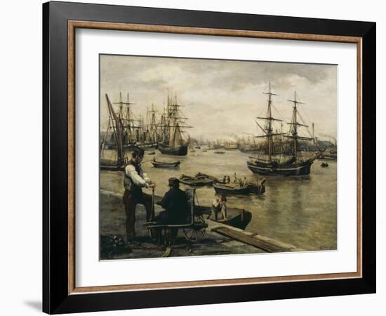 The Pool of London-Matthew White Ridley-Framed Giclee Print