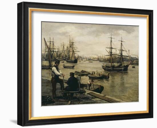 The Pool of London-Matthew White Ridley-Framed Giclee Print