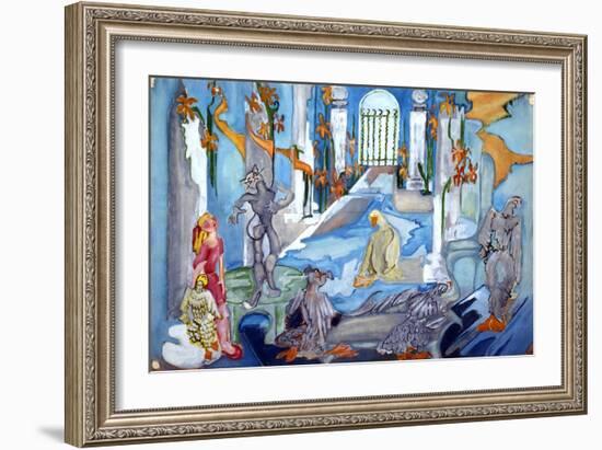 The Pool of Tears-Zelda Fitzgerald-Framed Art Print