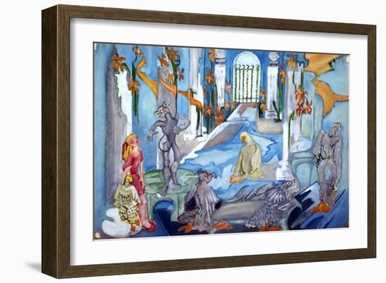 The Pool of Tears-Zelda Fitzgerald-Framed Art Print