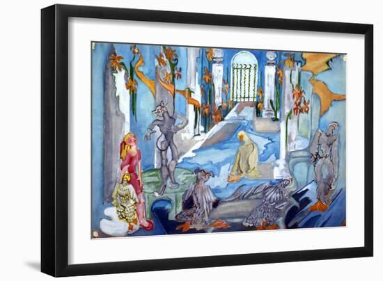 The Pool of Tears-Zelda Fitzgerald-Framed Art Print