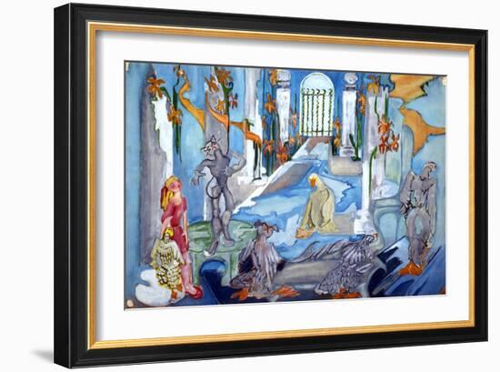 The Pool of Tears-Zelda Fitzgerald-Framed Art Print