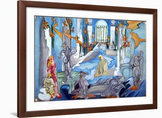 The Pool of Tears-Zelda Fitzgerald-Framed Art Print