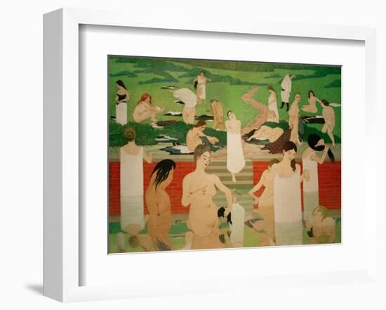 The Pool on a Summer's Eve-Félix Vallotton-Framed Giclee Print