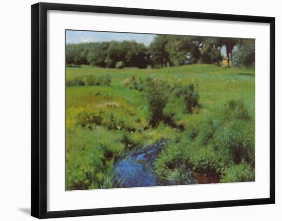 The Pool-Dennis Miller Bunker-Framed Art Print