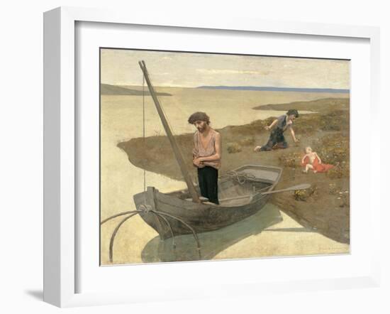 The Poor Fisherman-Pierre Puvis de Chavannes-Framed Giclee Print