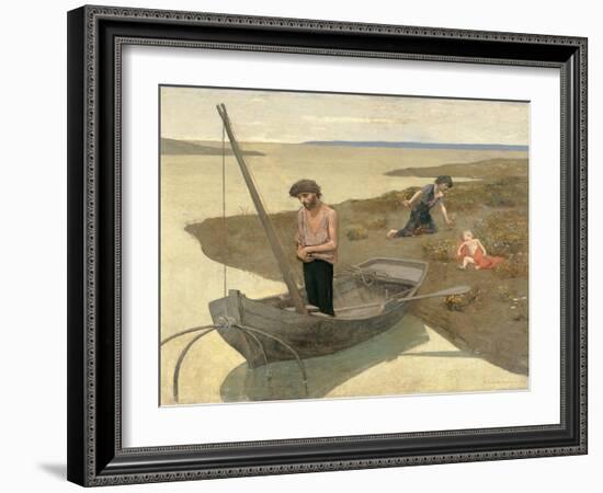 The Poor Fisherman-Pierre Puvis de Chavannes-Framed Giclee Print