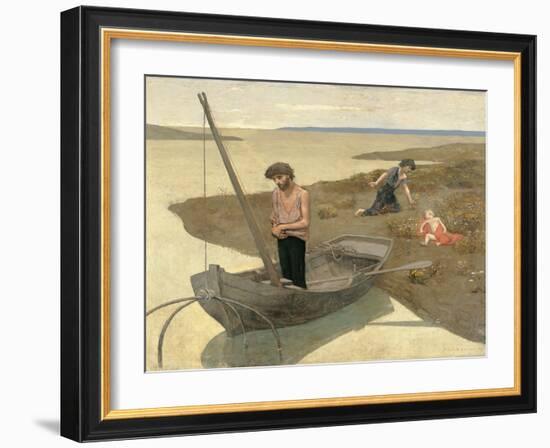 The Poor Fisherman-Pierre Puvis de Chavannes-Framed Giclee Print