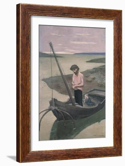 The Poor Fisherman-Pierre Cécil Puvis de Chavannes-Framed Giclee Print