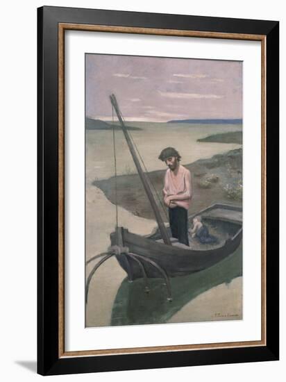 The Poor Fisherman-Pierre Cécil Puvis de Chavannes-Framed Giclee Print