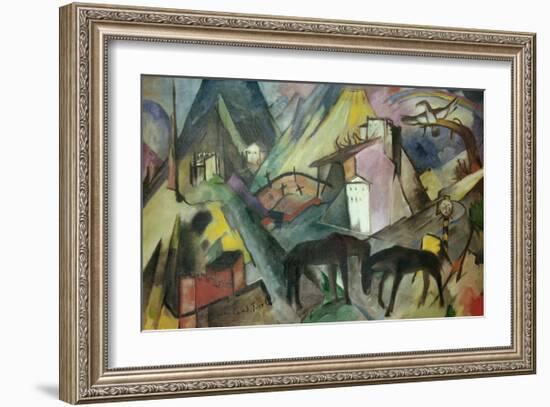 The Poor Land of Tyrol-Franz Marc-Framed Giclee Print