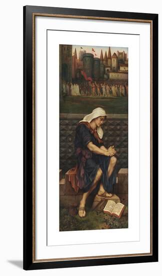 The Poor Man Who Saved The City-Evelyn De Morgan-Framed Premium Giclee Print