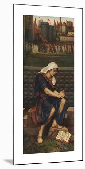 The Poor Man Who Saved The City-Evelyn De Morgan-Mounted Premium Giclee Print