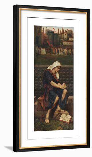 The Poor Man Who Saved The City-Evelyn De Morgan-Framed Premium Giclee Print