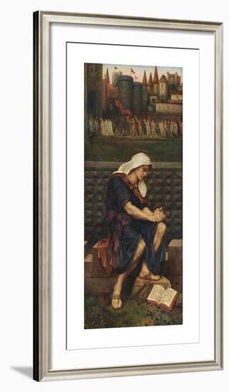 The Poor Man Who Saved The City-Evelyn De Morgan-Framed Premium Giclee Print