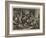 The Poor of London, Gratuitous Distribution of Waste Fish at the West End-Charles Joseph Staniland-Framed Giclee Print