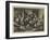 The Poor of London, Gratuitous Distribution of Waste Fish at the West End-Charles Joseph Staniland-Framed Giclee Print