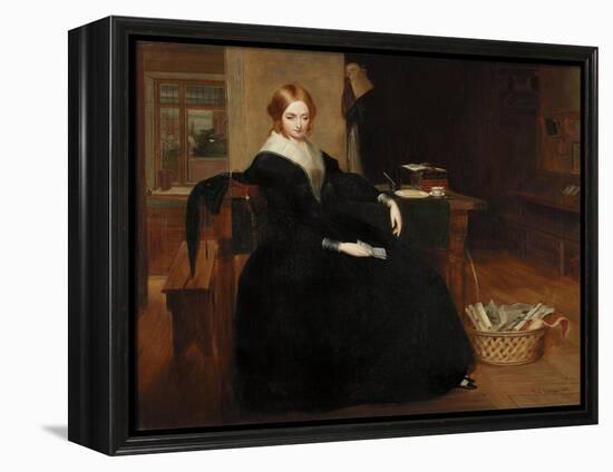 The Poor Teacher, 1845-Richard Redgrave-Framed Premier Image Canvas