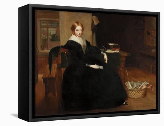 The Poor Teacher, 1845-Richard Redgrave-Framed Premier Image Canvas