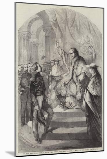 The Pope Addressing General Goyon, the French Commander-In-Chief at Rome, on New-Year's Day-Jean Adolphe Beauce-Mounted Giclee Print