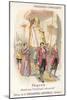 The Pope Being Carried to Make His Traditional Easter Blessing-null-Mounted Giclee Print