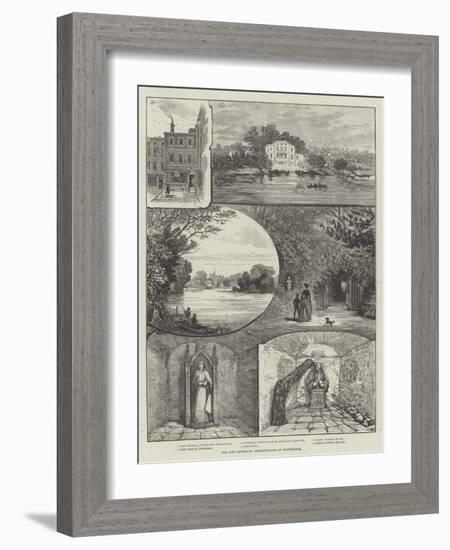 The Pope Centenary Commemoration at Twickenham-null-Framed Giclee Print