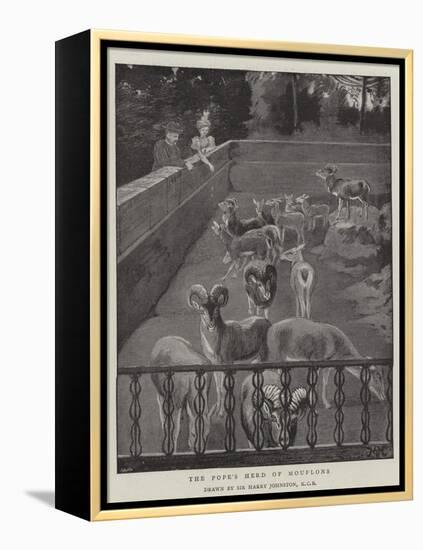 The Pope's Herd of Mouflons-Harry Hamilton Johnston-Framed Premier Image Canvas