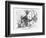 The Pope's Mad Bull, 1865-John Tenniel-Framed Giclee Print