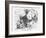 The Pope's Mad Bull, 1865-John Tenniel-Framed Giclee Print